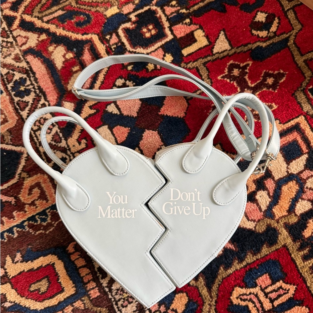 Rare Praying x Gucci Vault Heart-Shaped Handbag